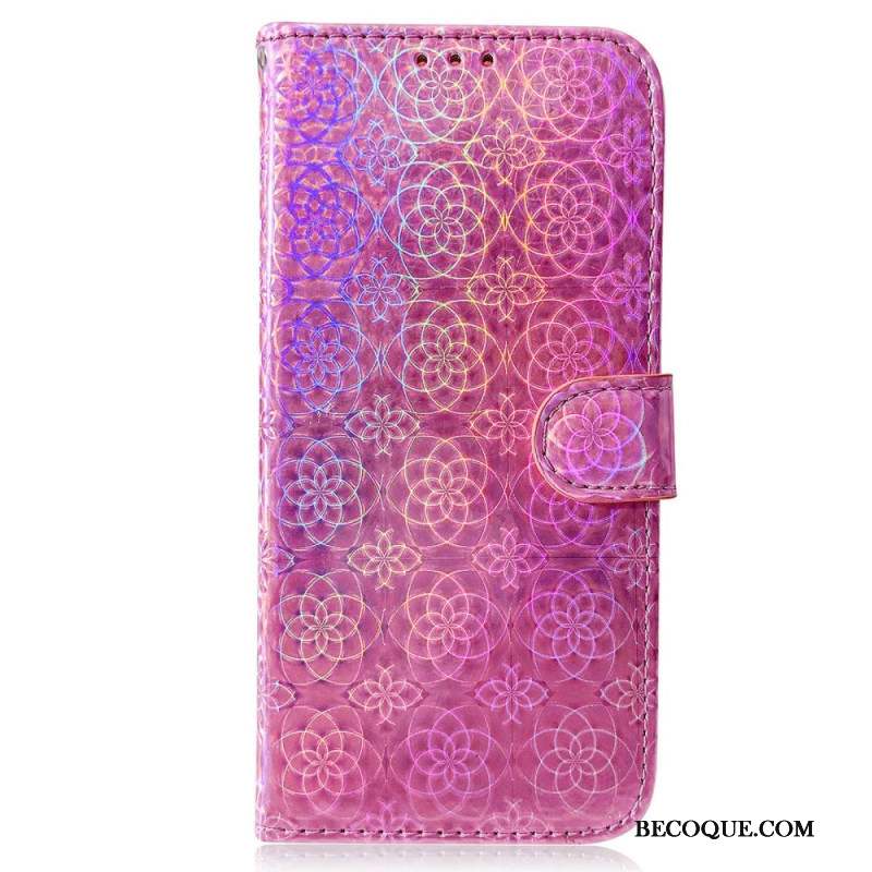 Housse Samsung Galaxy A55 5G Style Disco à Lanière