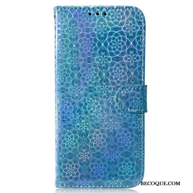 Housse Samsung Galaxy A55 5G Style Disco à Lanière