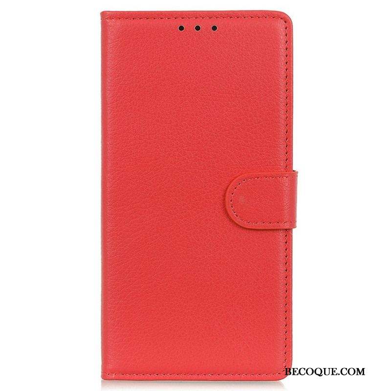 Housse Samsung Galaxy M23 5G Style Cuir Traditionnel