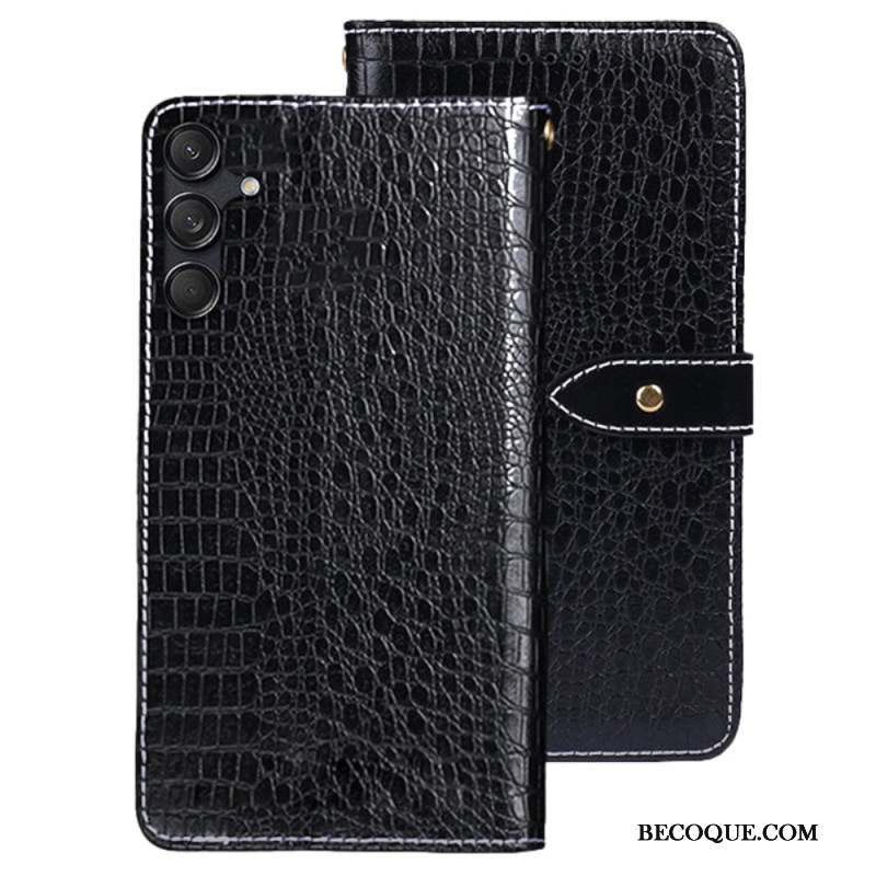 Housse Samsung Galaxy M55 5G Style Crocodile IDEWEI