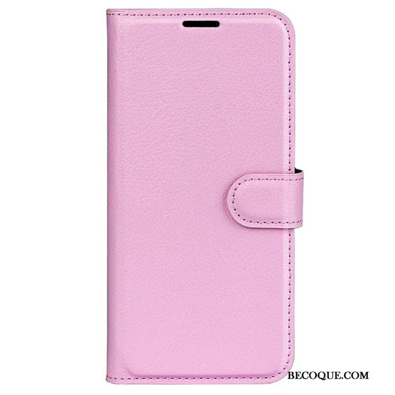 Housse Samsung Galaxy S24 5G Simili Cuir Litchi