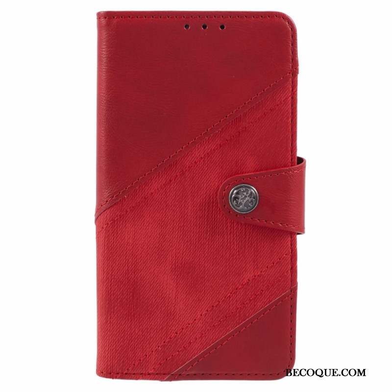 Housse Samsung Galaxy S24 5G Style Jeans Bicolore