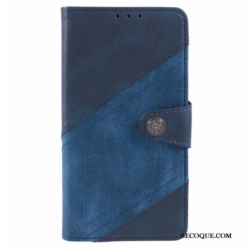 Housse Samsung Galaxy S24 5G Style Jeans Bicolore