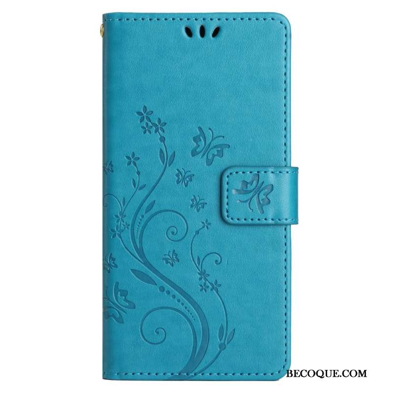 Housse Samsung Galaxy S24 FE Motif de Papillons et Fleurs