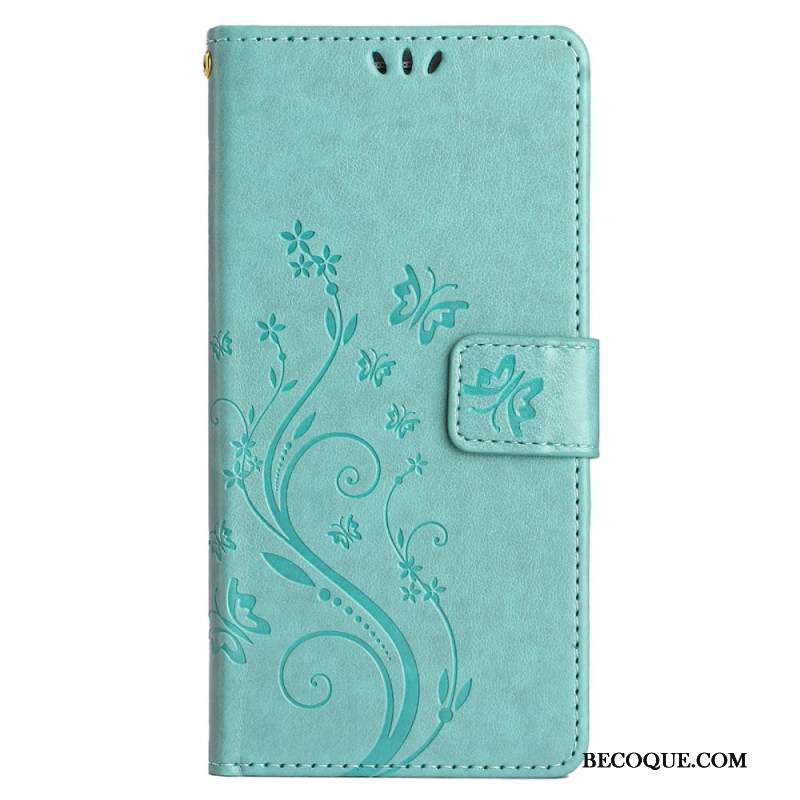 Housse Samsung Galaxy S24 FE Motif de Papillons et Fleurs