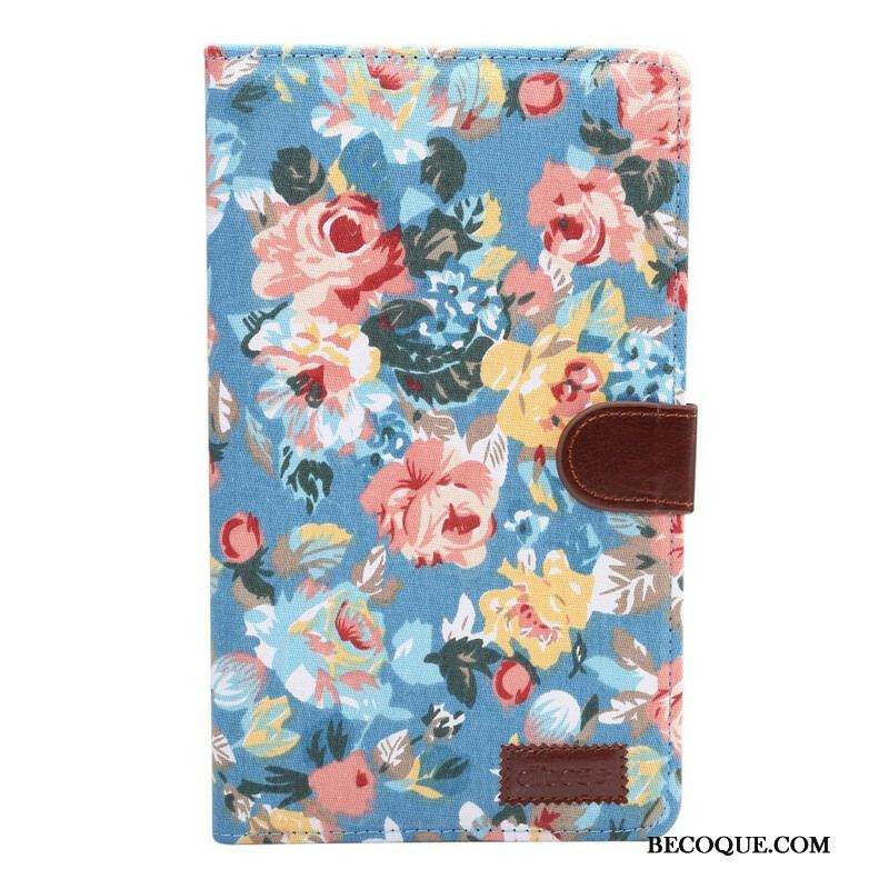 Housse Samsung Galaxy Tab A7 Lite Fleurs Liberty