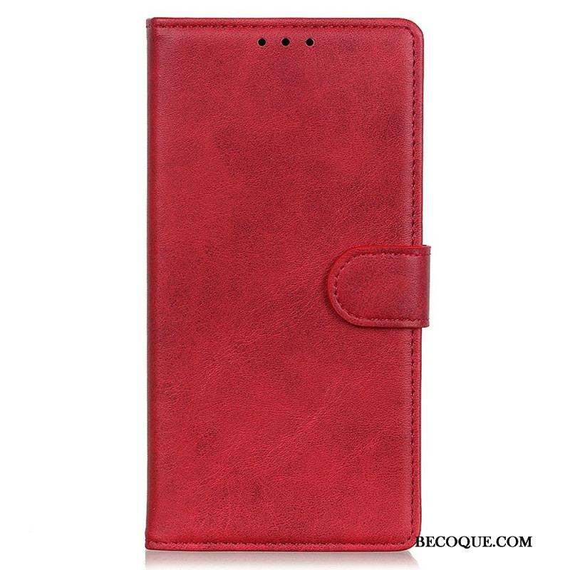 Housse Sony Xperia 1 IV Effet Cuir Mat