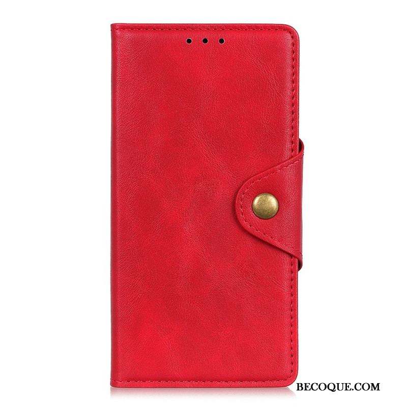 Housse Sony Xperia 1 IV Simili Cuir Bouton