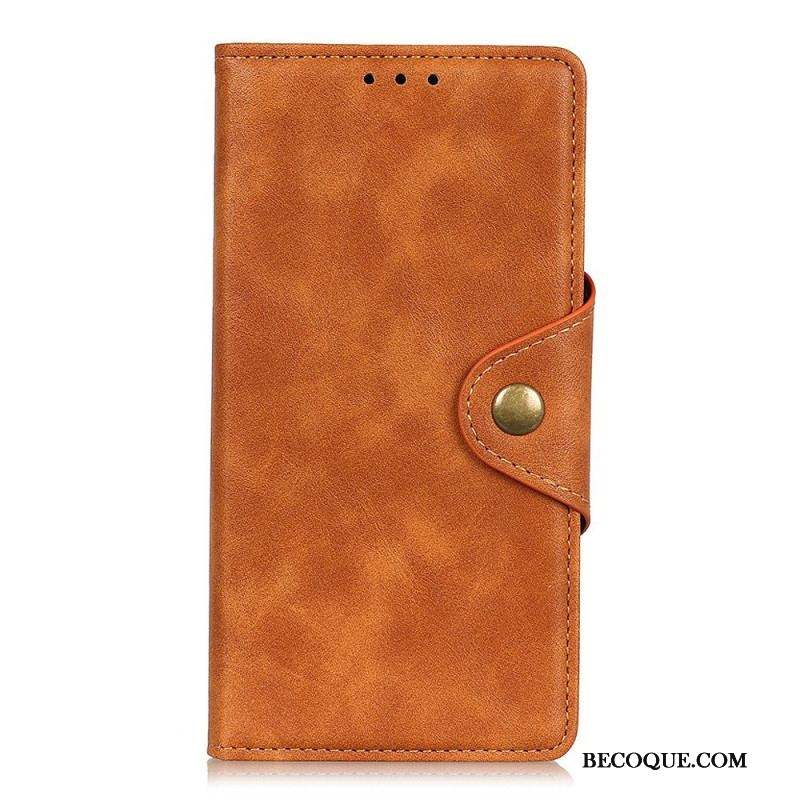 Housse Sony Xperia 1 IV Simili Cuir Bouton