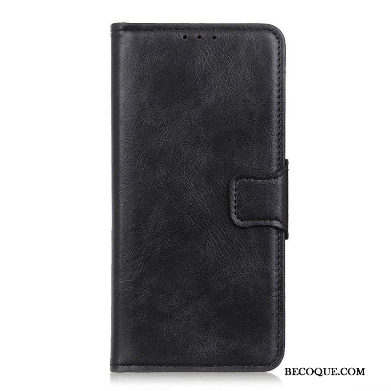 Housse Sony Xperia 1 IV Style Cuir Fermoir Réversible