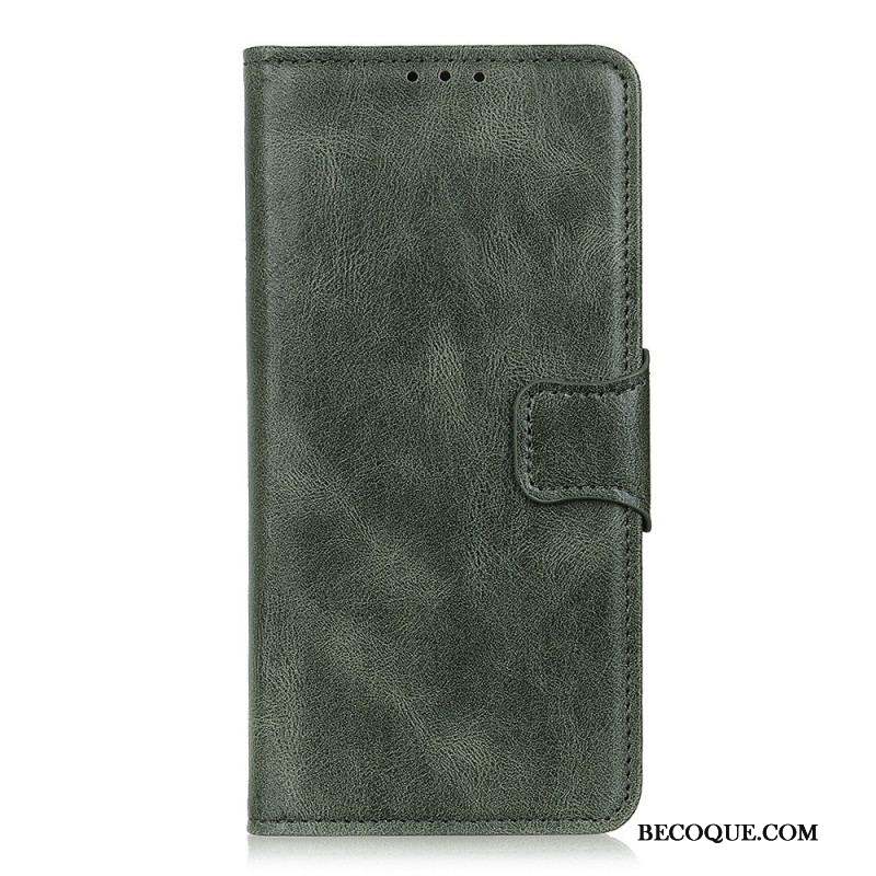 Housse Sony Xperia 1 IV Style Cuir Fermoir Réversible