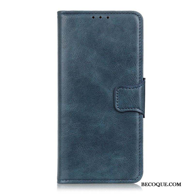 Housse Sony Xperia 1 IV Style Cuir Fermoir Réversible