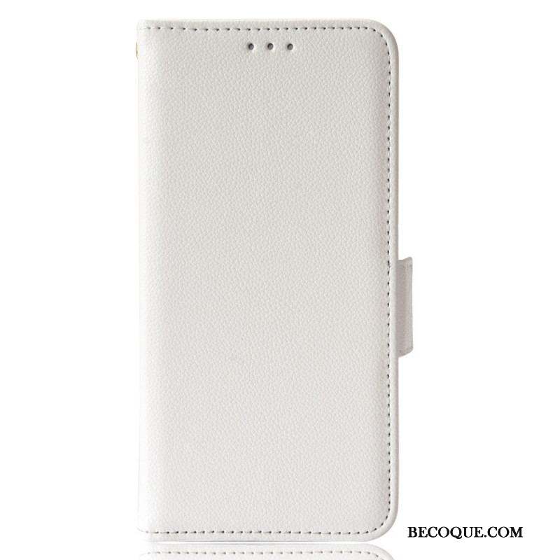 Housse Sony Xperia 1 IV Style Cuir Litchi Traditionnel