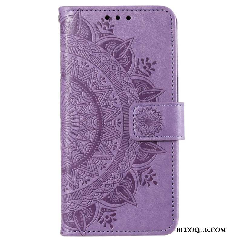 Housse Sony Xperia 1 VI Mandala Soleil à Lanière