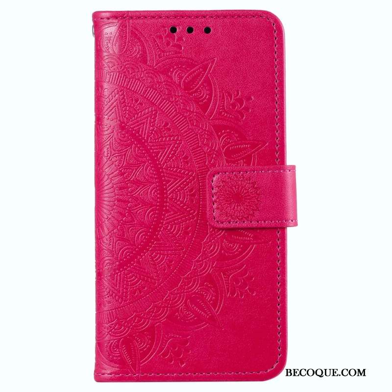 Housse Sony Xperia 10 VI Motif Mandala à Lanière