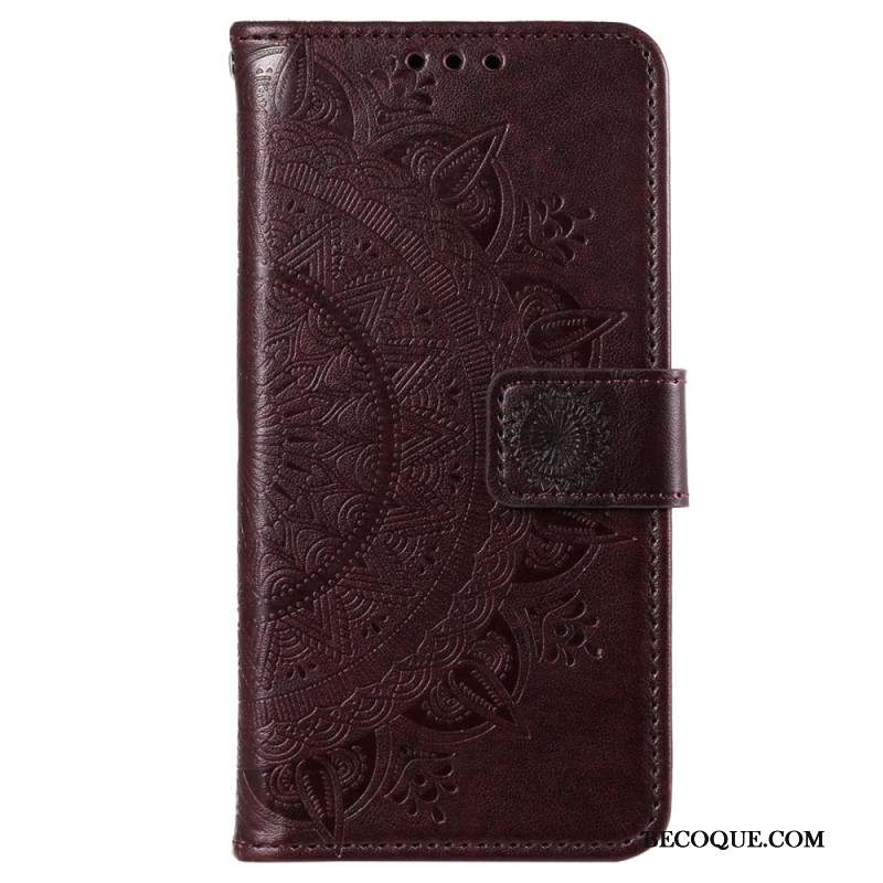 Housse Sony Xperia 10 VI Motif Mandala à Lanière