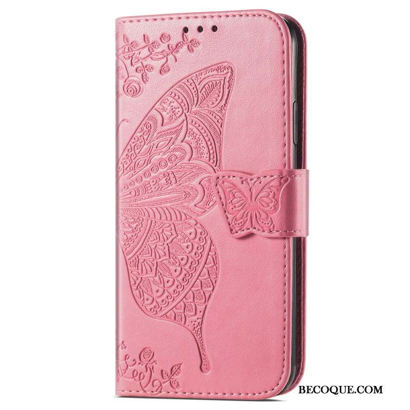 Housse Sony Xperia 10 VI Papillon Baroque à Lanière