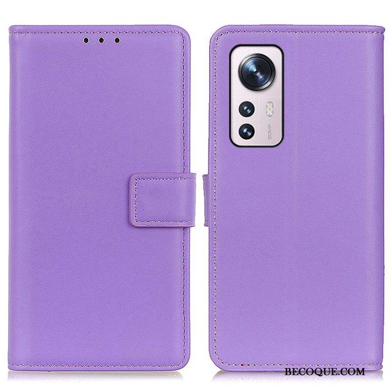 Housse  Xiaomi 12 / 12X Simili Cuir Simple