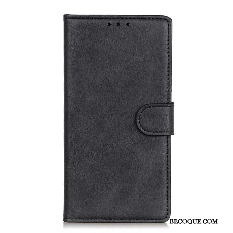 Housse Xiaomi 12T / 12T Pro Simili Cuir Mat