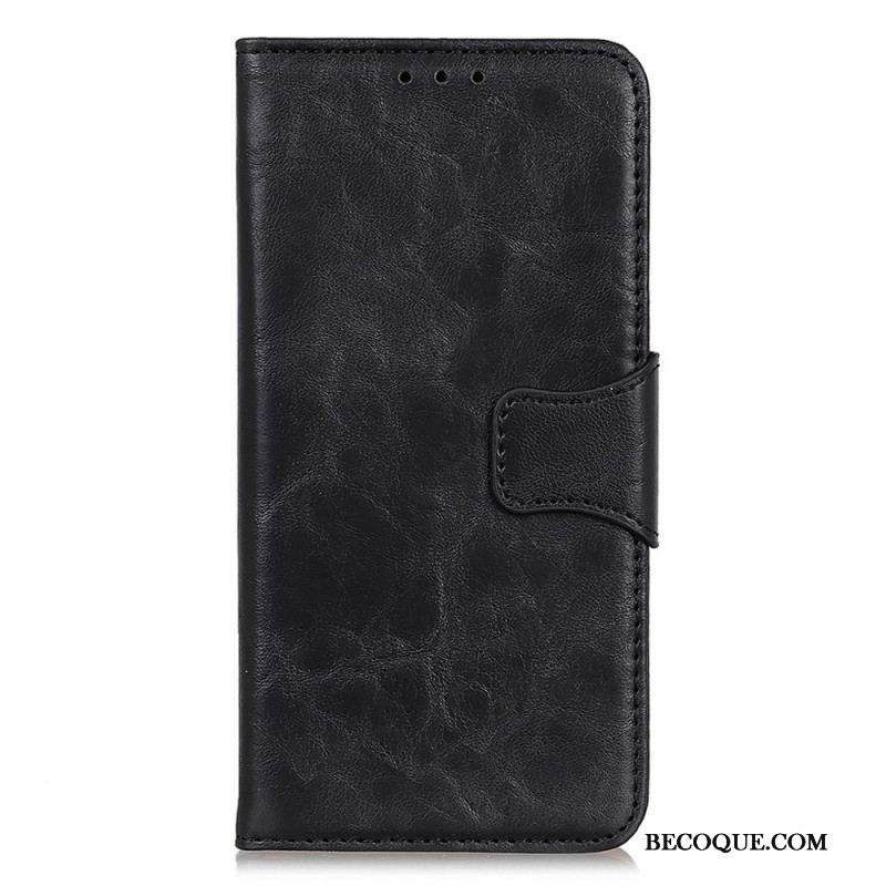 Housse Xiaomi 13 Cuir Fendu Fermoir Réversible