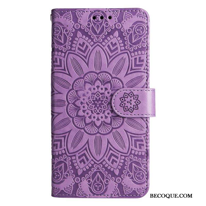 Housse Xiaomi 13 Mandala Soleil avec Lanière