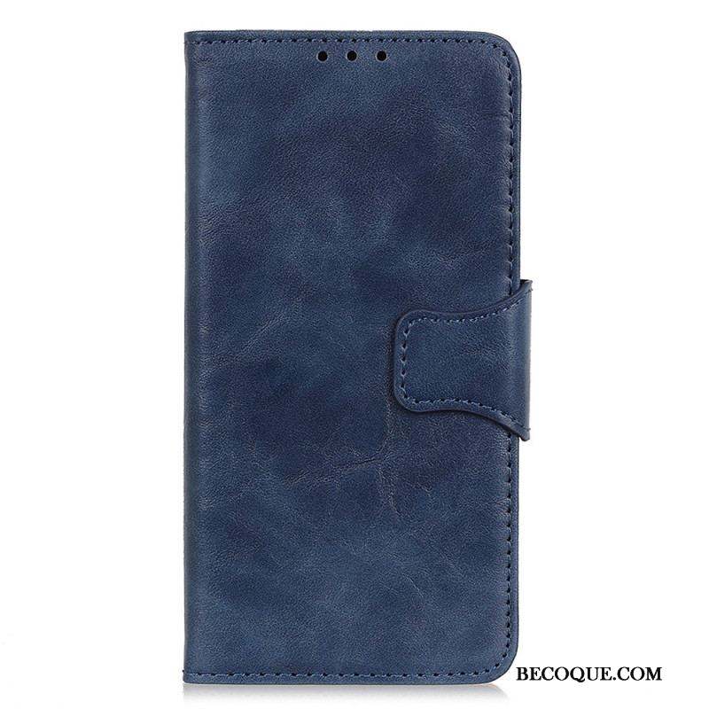 Housse Xiaomi 13 Pro Cuir Fendu Fermoir Réversible