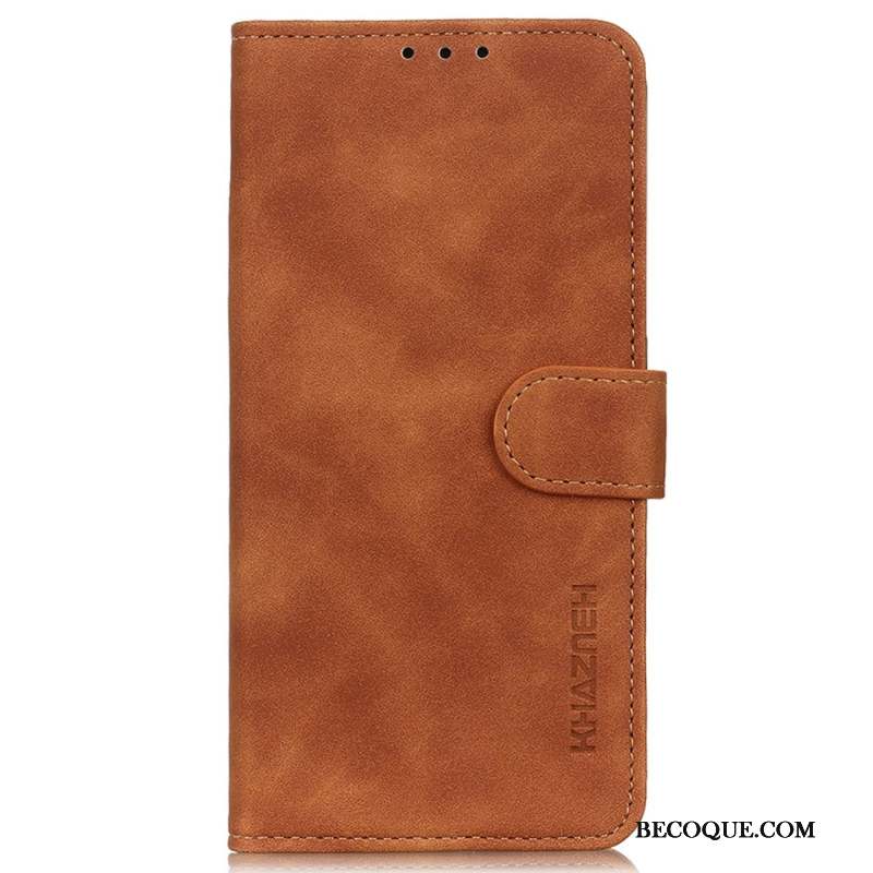 Housse Xiaomi 14 Pro Simili Cuir Vintage KHAZNEH