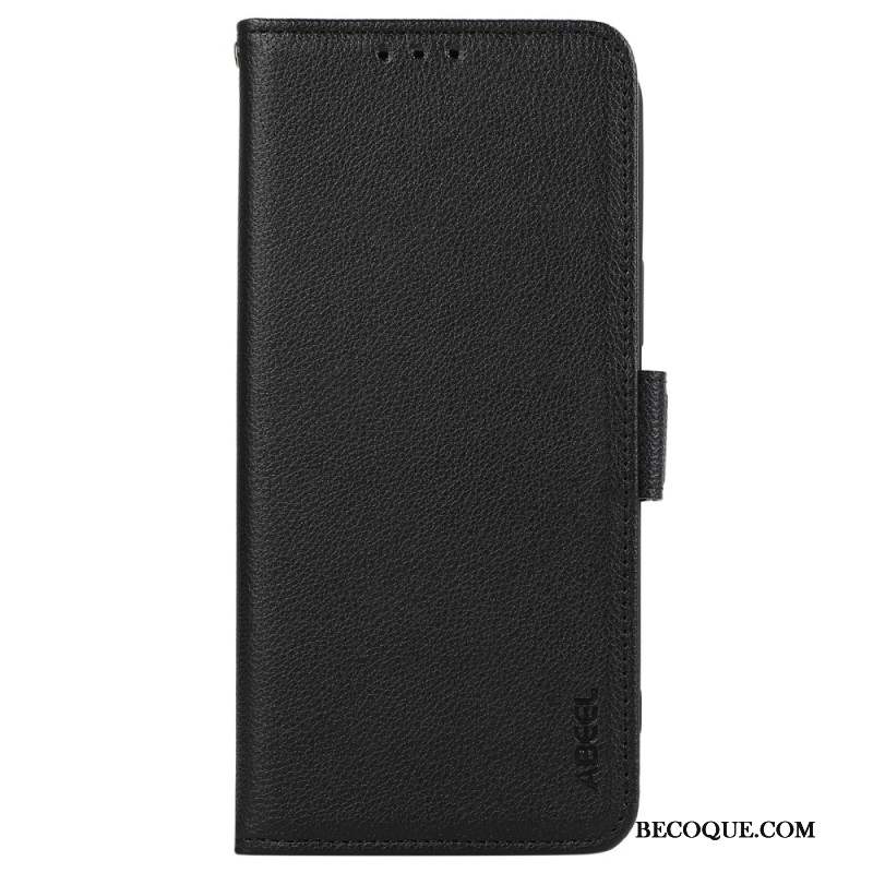 Housse Xiaomi 14T Pro Texture Cuir et Protection RFID ABEEL