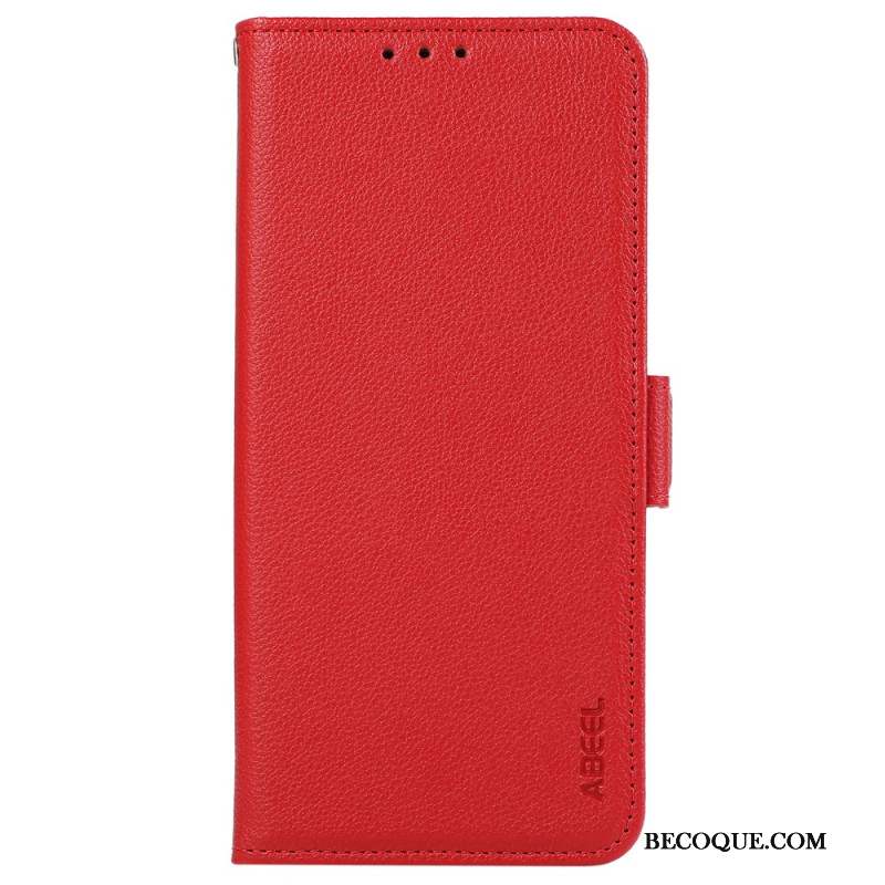 Housse Xiaomi 14T Pro Texture Cuir et Protection RFID ABEEL