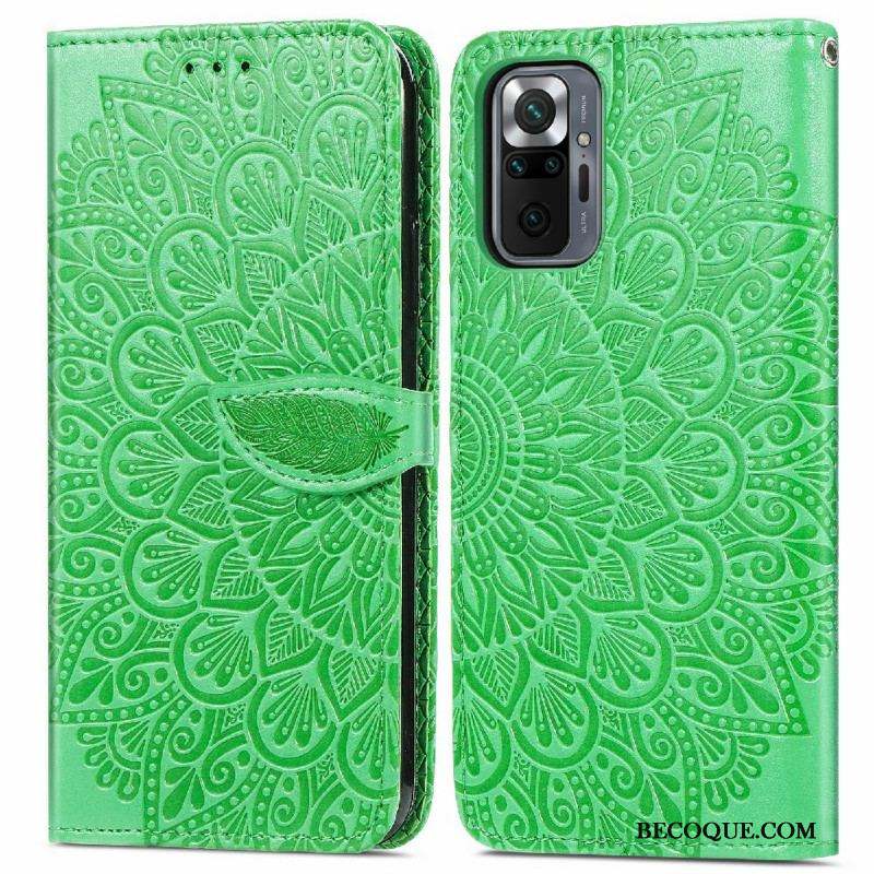 Housse Xiaomi Redmi Note 10 Pro Feuilles Tribales