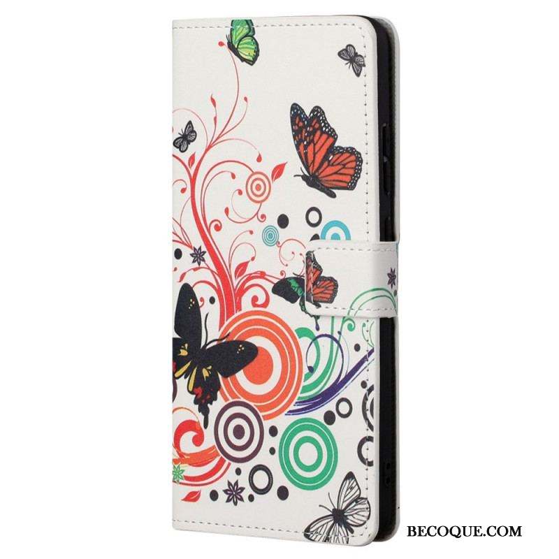 Housse Xiaomi Redmi Note 11 / 11s Papillons et Fleurs