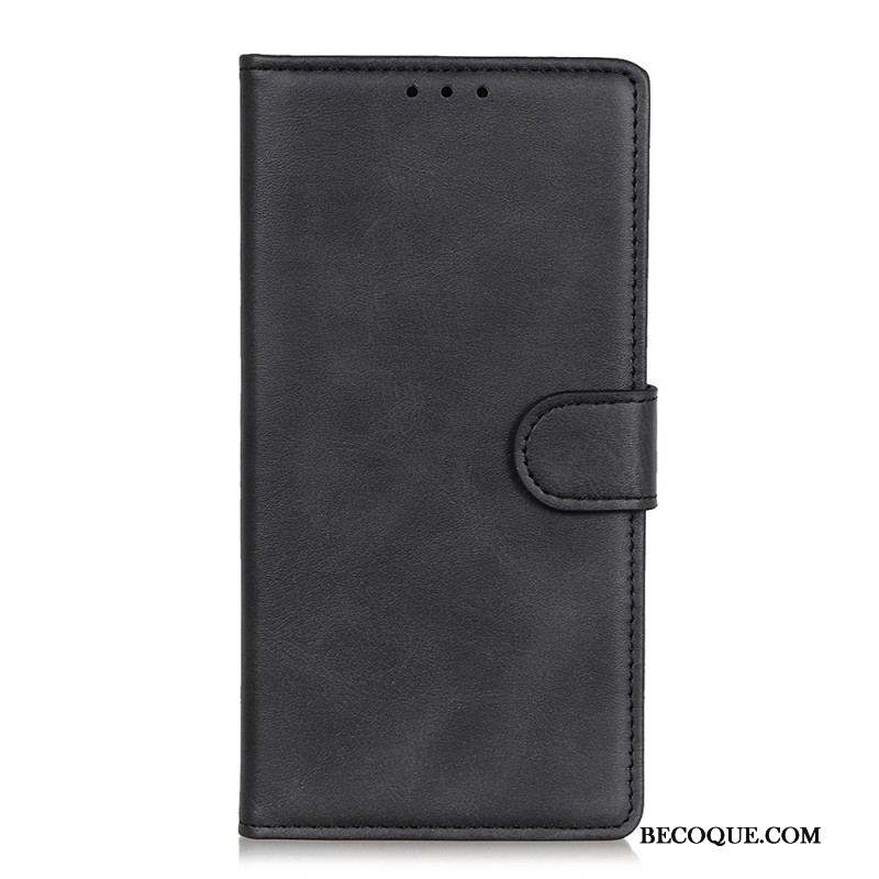 Housse Xiaomi Redmi Note 11 Pro / Note 11 Pro 5G Effet Cuir Mat Rétro