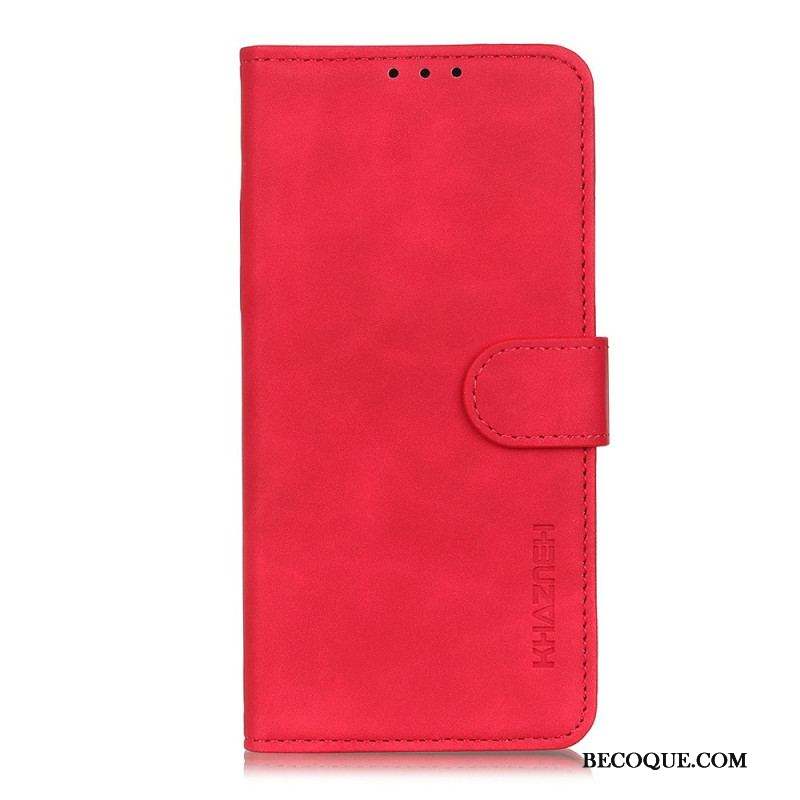 Housse Xiaomi Redmi Note 11 Pro / Note 11 Pro 5G Effet Cuir Vintage KHAZNEH