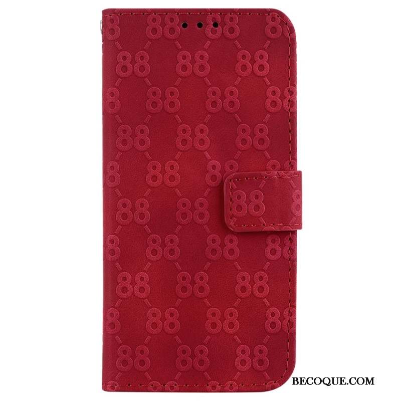 Housse Xiaomi Redmi Note 13 5G Design 88 à Lanière