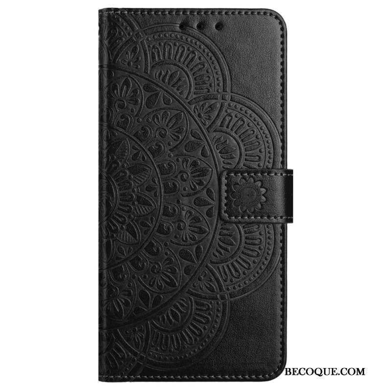 Housse Xiaomi Redmi Note 13 5G Impression Mandala avec Lanière