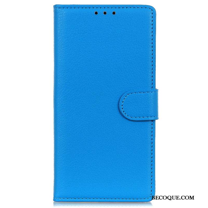 Housse Xiaomi Redmi Note 13 Pro 4G / Poco M6 Pro 4G Simili Cuir Traditionnel