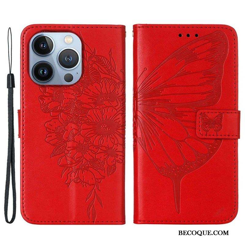 Housse iPhone 14 Plus Papillon Design