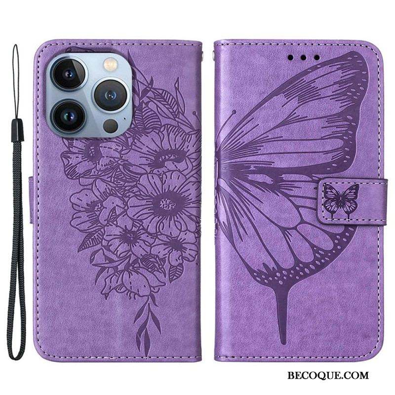 Housse iPhone 14 Plus Papillon Design