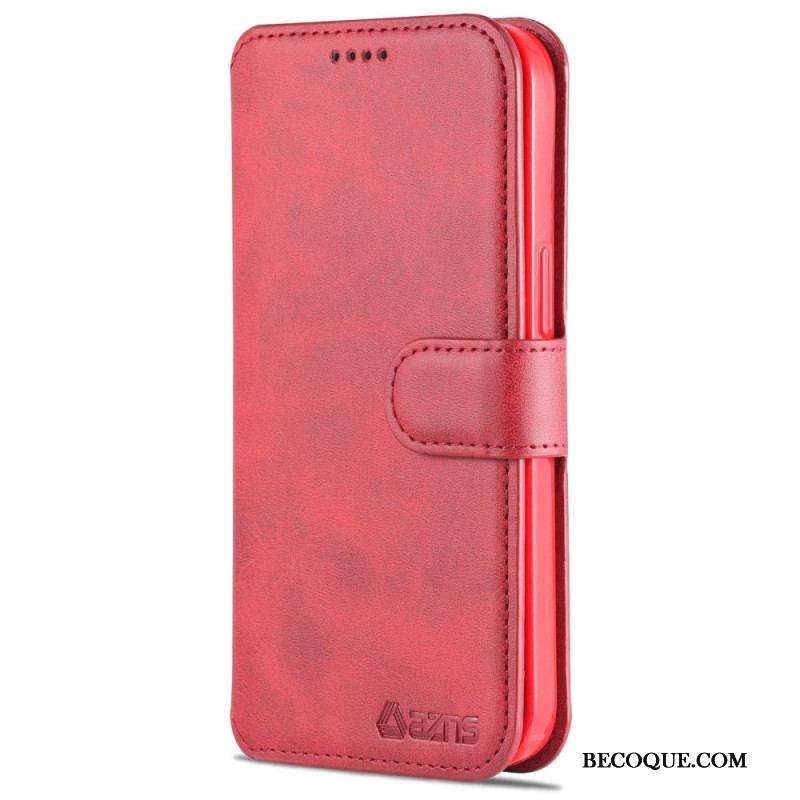 Housse iPhone 14 Pro AZNS Simili Cuir