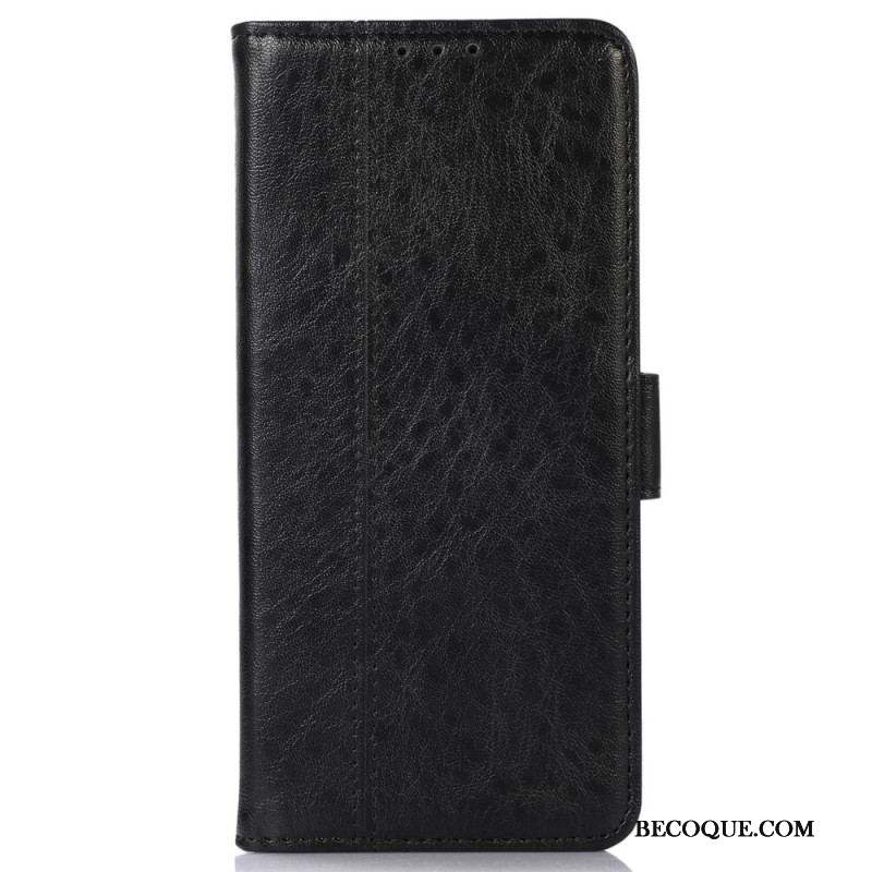 Housse iPhone 14 Simili Cuir Discret