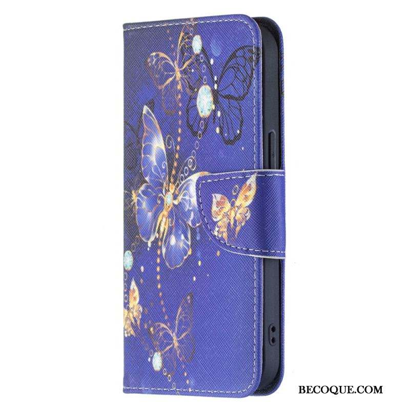 Housse iPhone 15 Papillons de Nuit