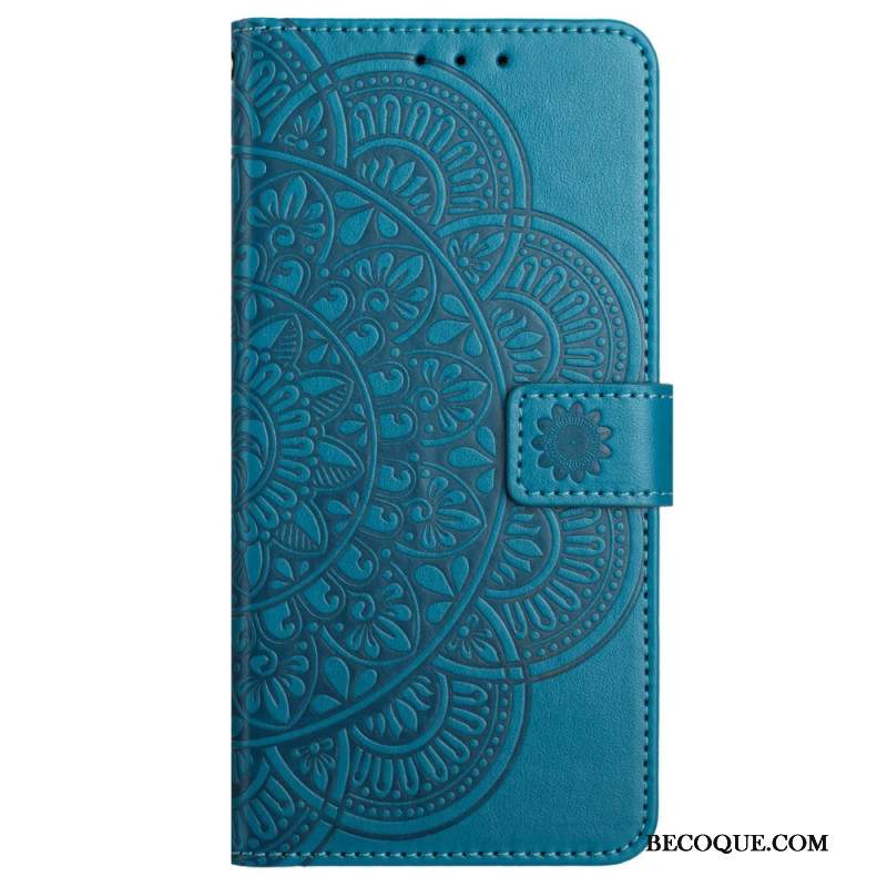 Housse iPhone 16 Motif Mandala à Lanière