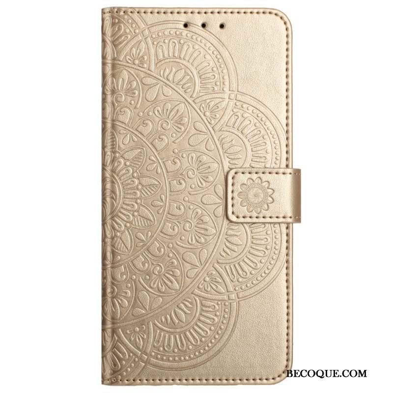 Housse iPhone 16 Motif Mandala à Lanière