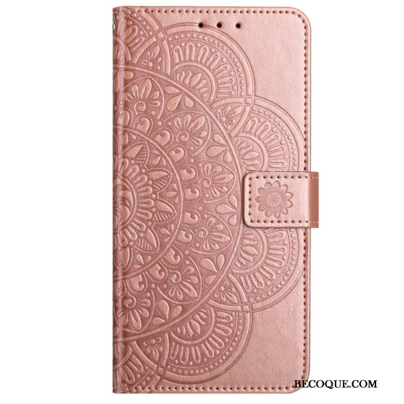 Housse iPhone 16 Motif Mandala à Lanière