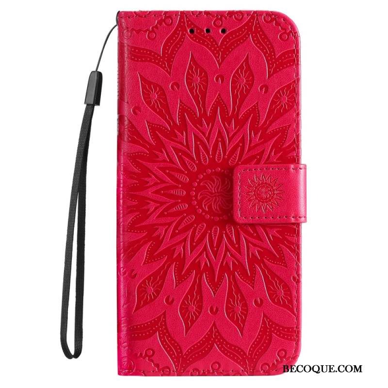 Housse iPhone 16 Plus Motif Mandala avec Lanière