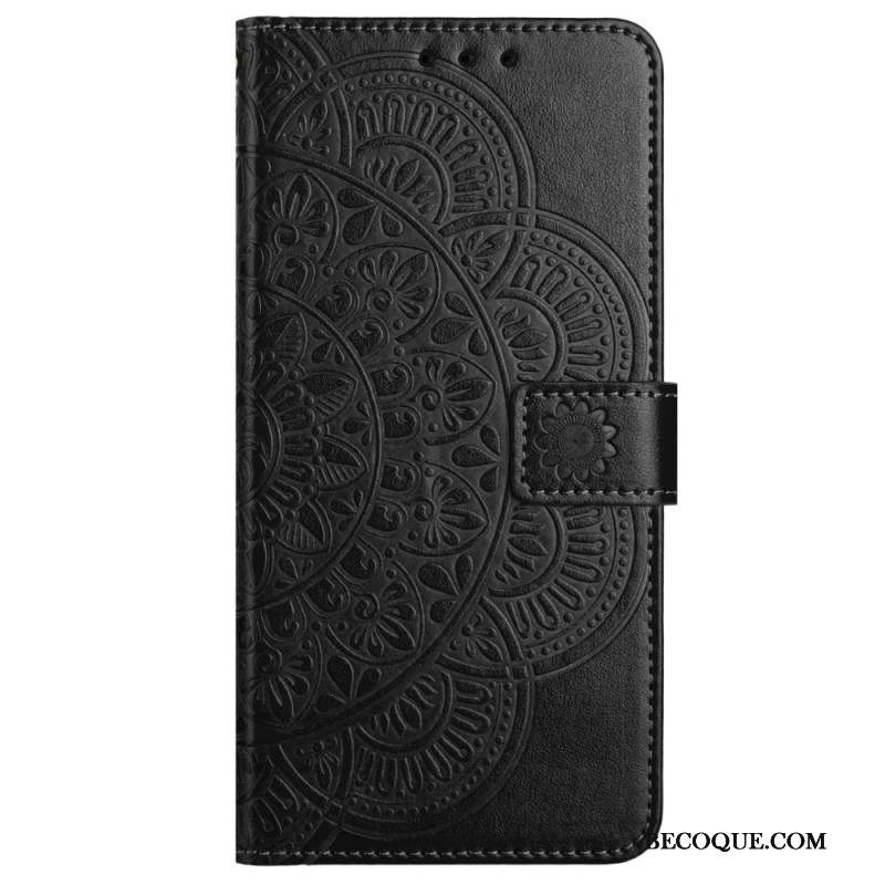 Housse iPhone 16 Plus Motif Mandala à Lanière