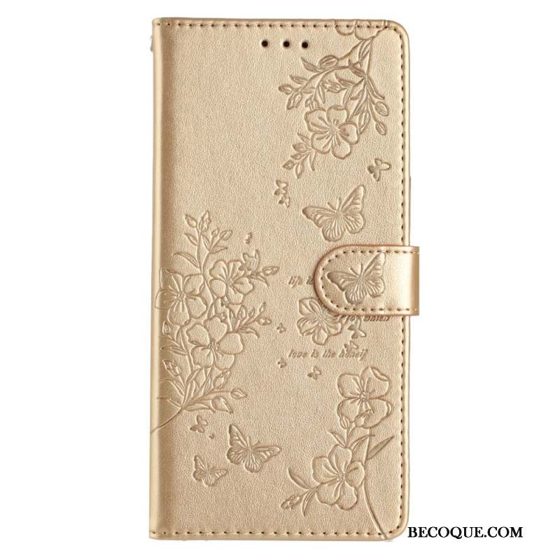 Housse iPhone 16 Pro Max Floralie et Papillons