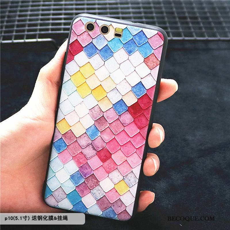 Huawei P10 Multicolore Coque De Téléphone Étui Protection Tendance Téléphone Portable