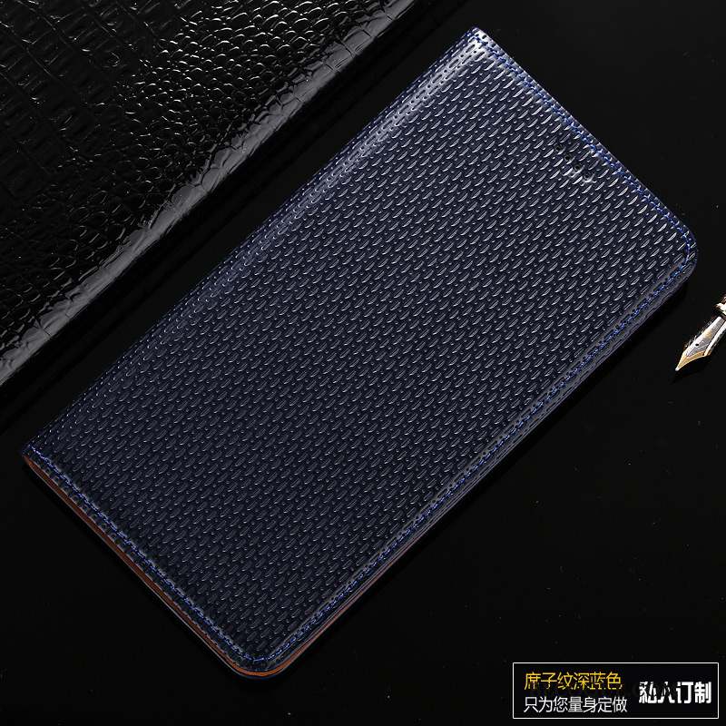 Mi Mix 2 Housse Téléphone Portable Petit Coque Cuir Véritable Étui En Cuir