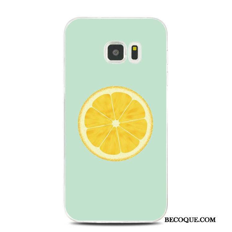 Samsung Galaxy Note 5 Support Coque Citron Gaufrage De Téléphone Rose